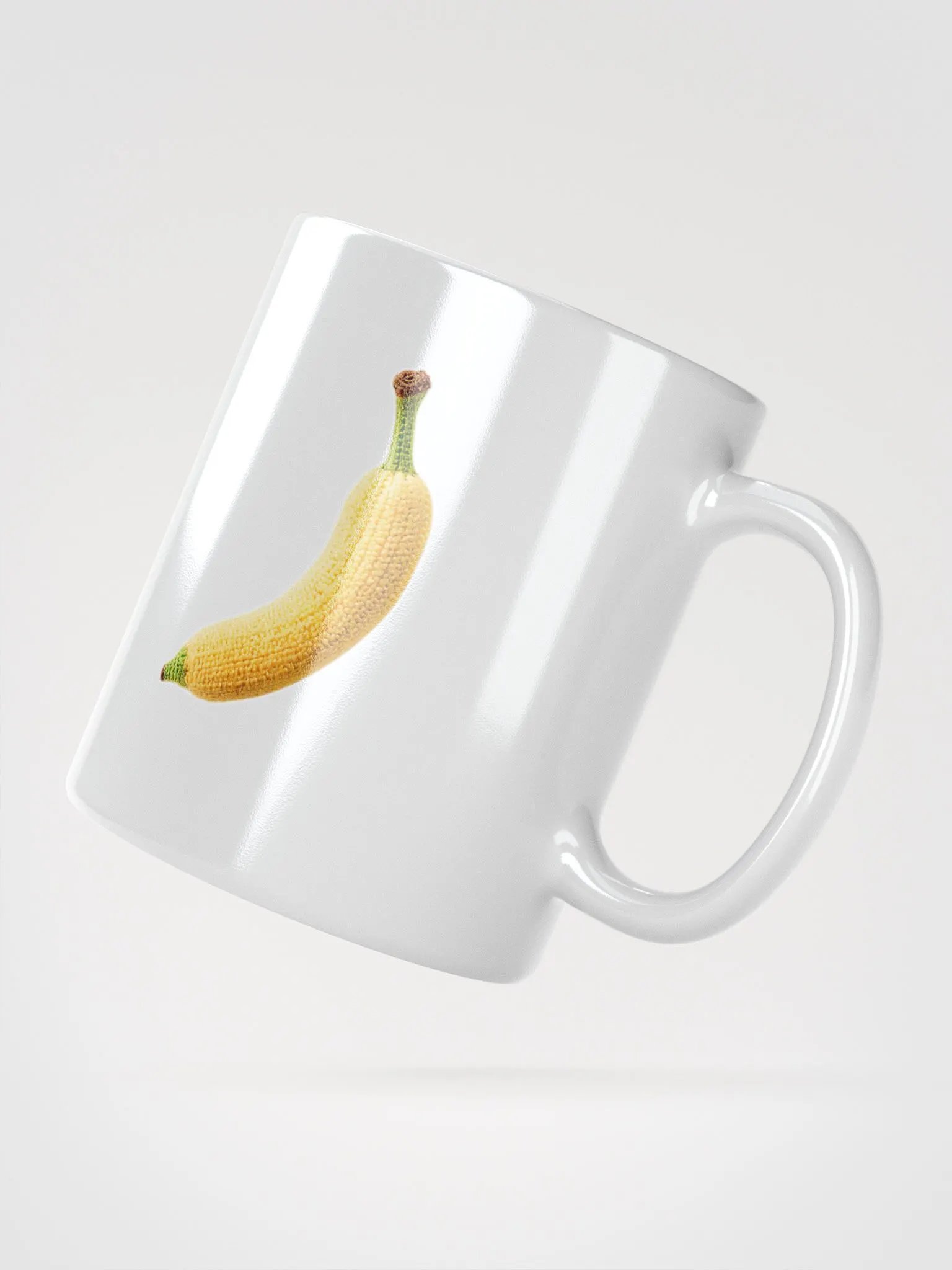 CozyAvocado White Glossy Banana Mug #1 product image (2)