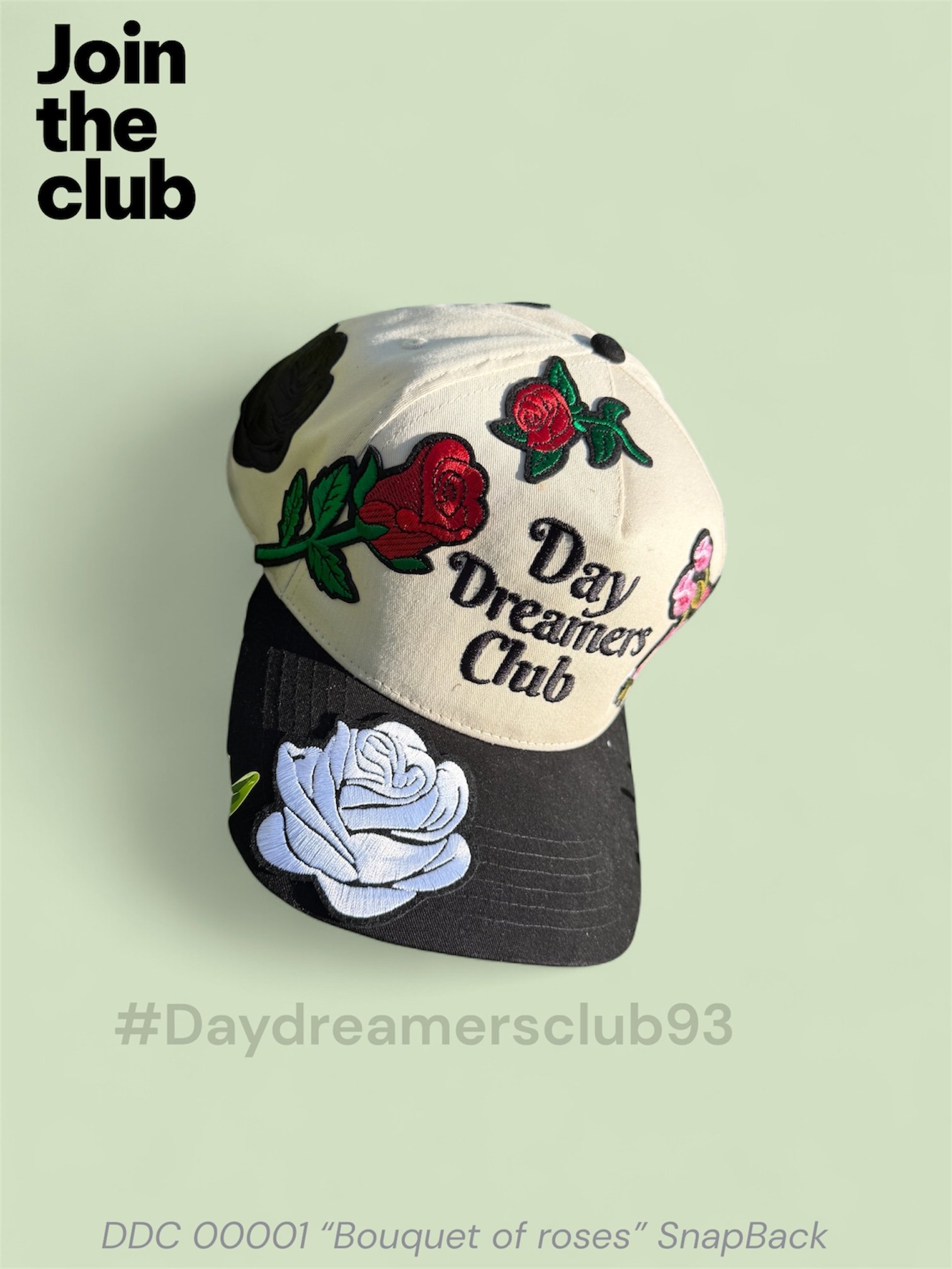 Boutique of Roses Cap - Day Dreamers Club Signature Floral Snapback product image (1)