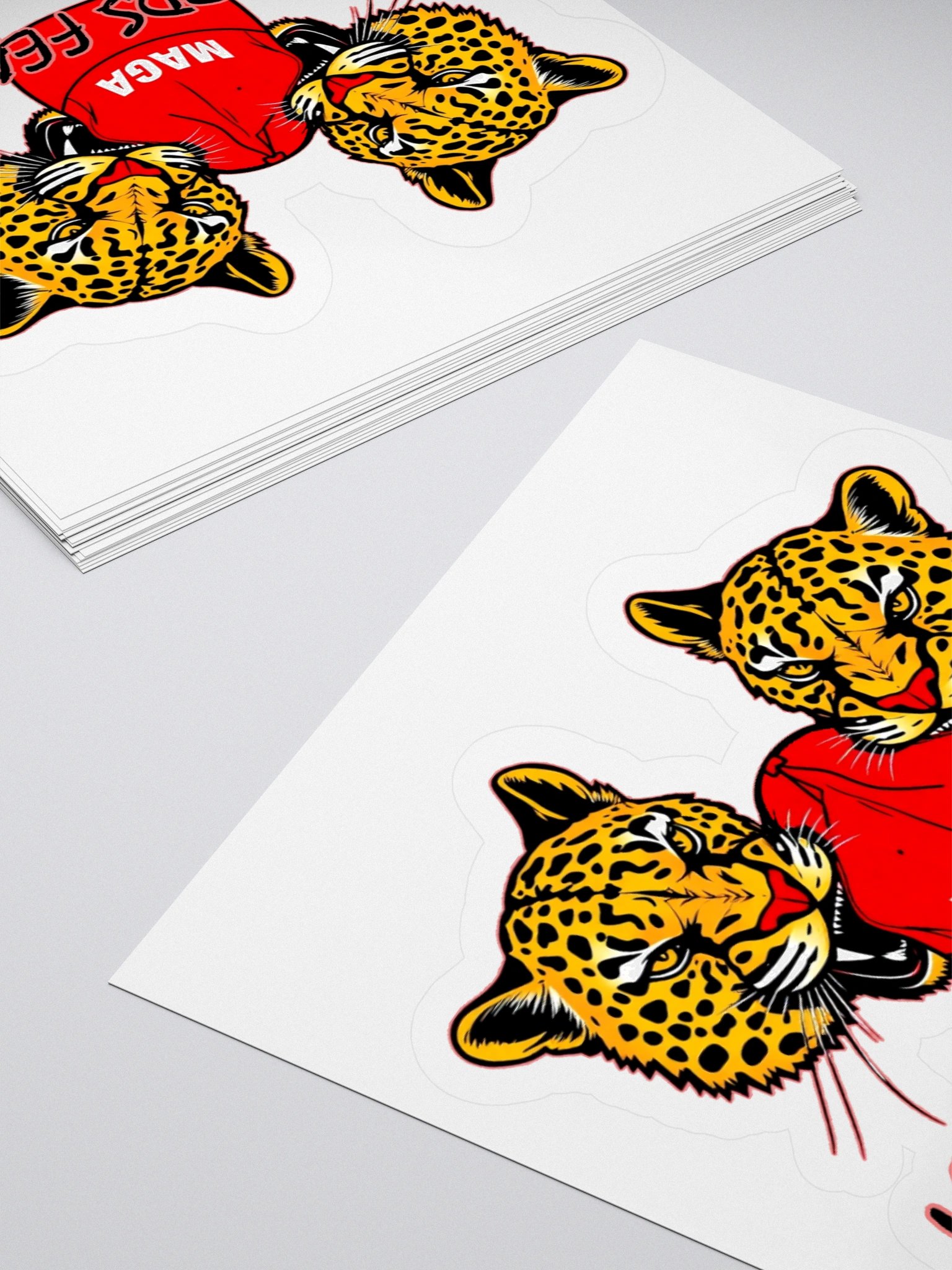Leopards Eating Faces Meme Sticker - Funny Vinyl Decal product image (6)