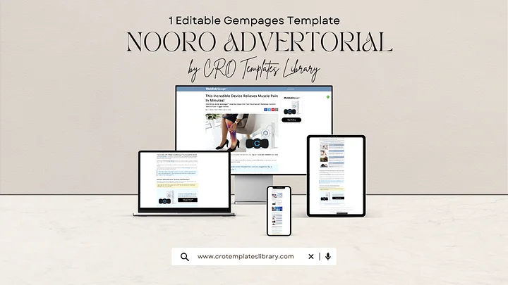 Nooro Shopify Advertorial Template product image (1)