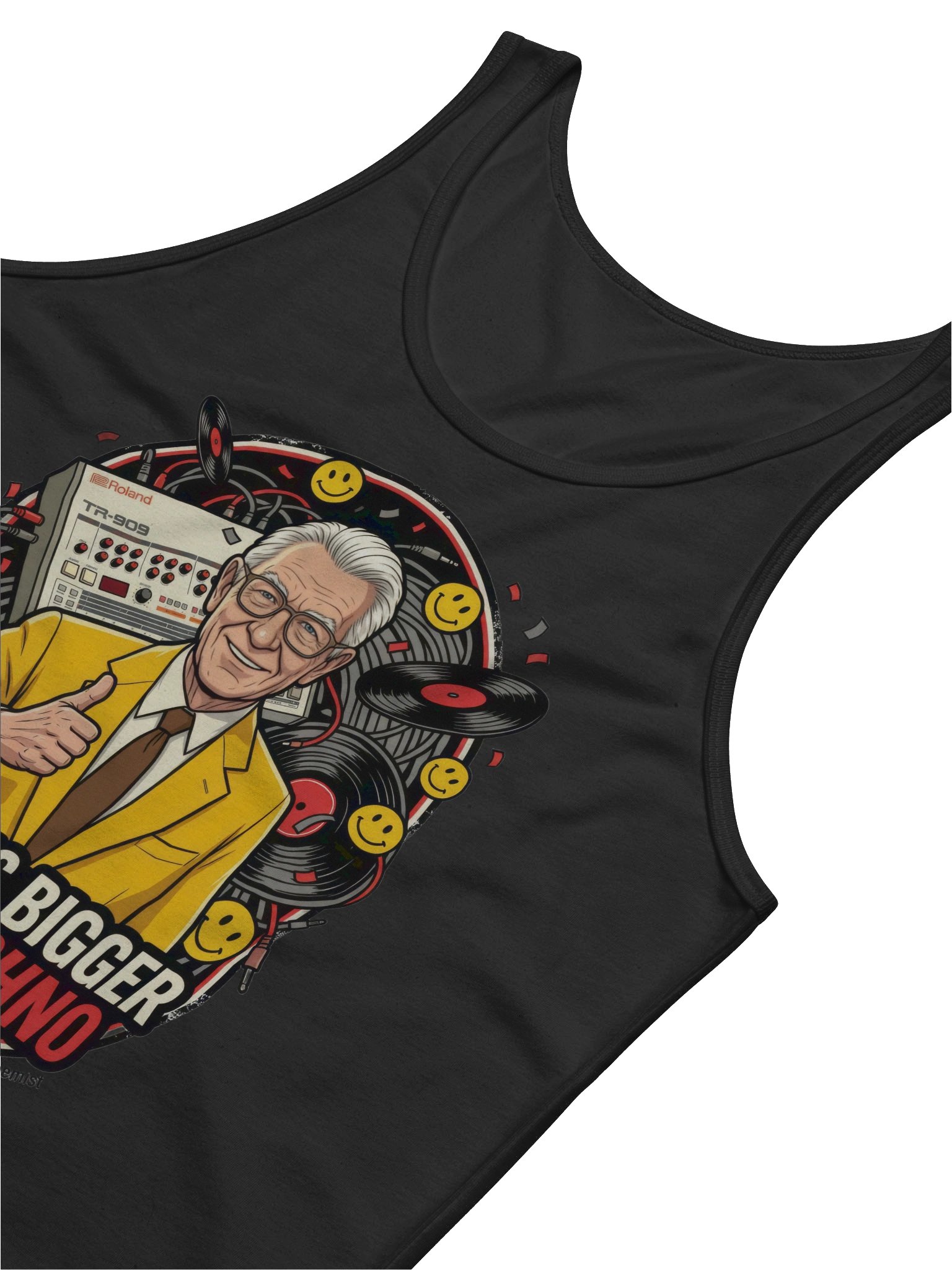 "No One Is Bigger Than Techno" tanktop product image (15)