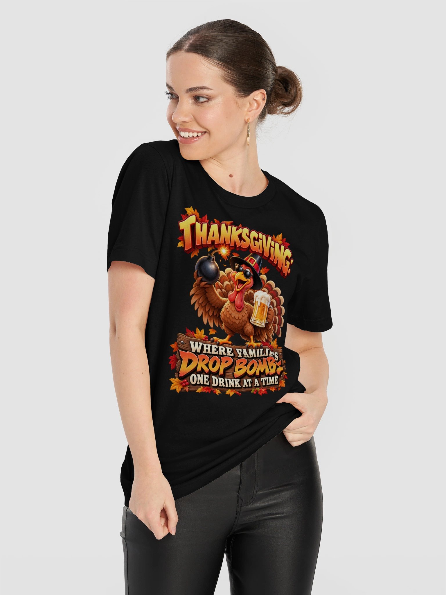 THANKSGIVING: WHERE FAMILIES DROP BOMBS ONE DRINK AT A TIME product image (22)