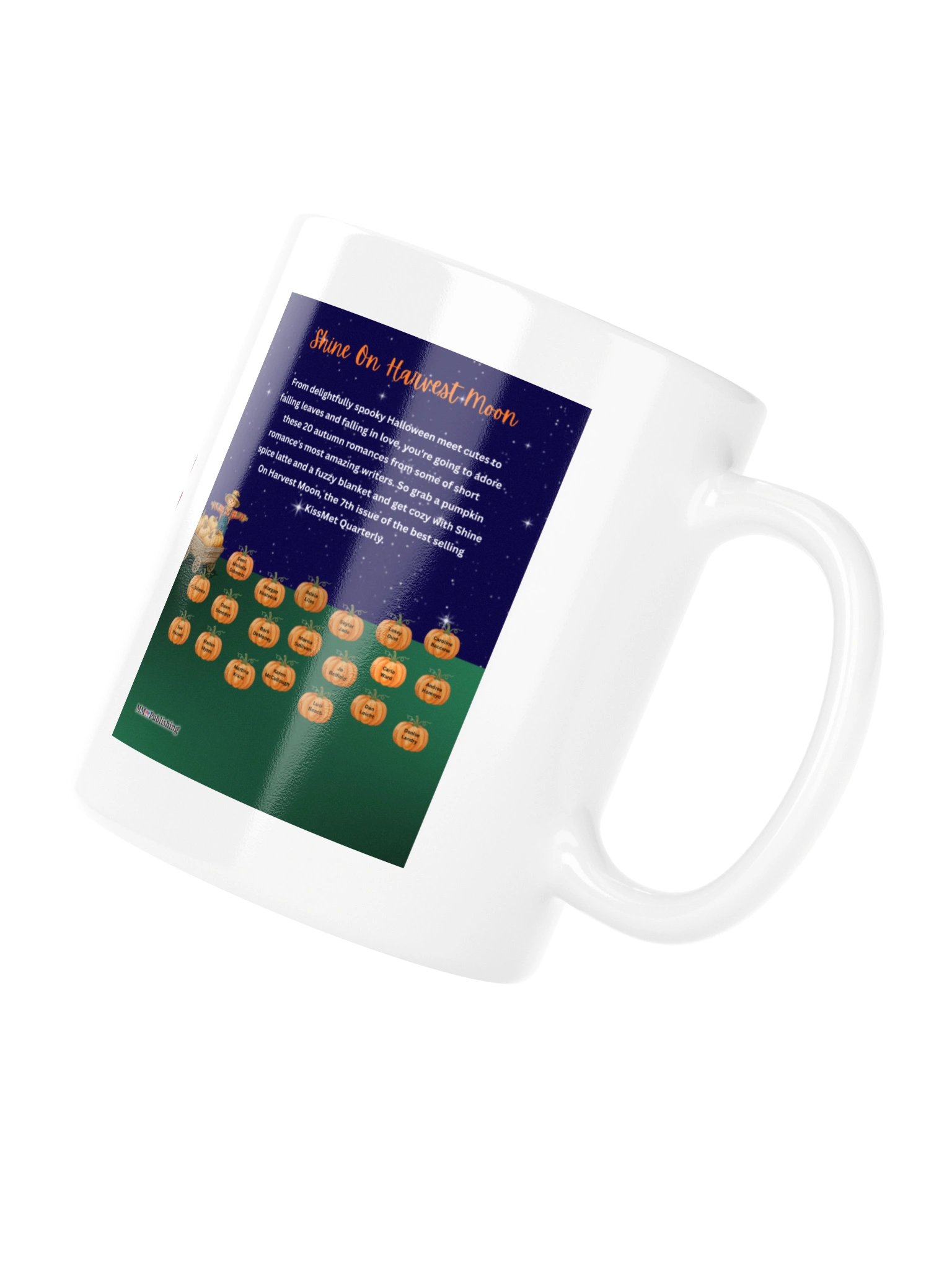 Front and Back cover of "Shine On Harvest Moon" cover and Logo Coffee Mug product image (6)