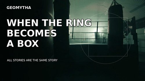 A boxing ring is called a ring.

But it has four corners.

What happens when a form meant to protect, train, or organize us b...