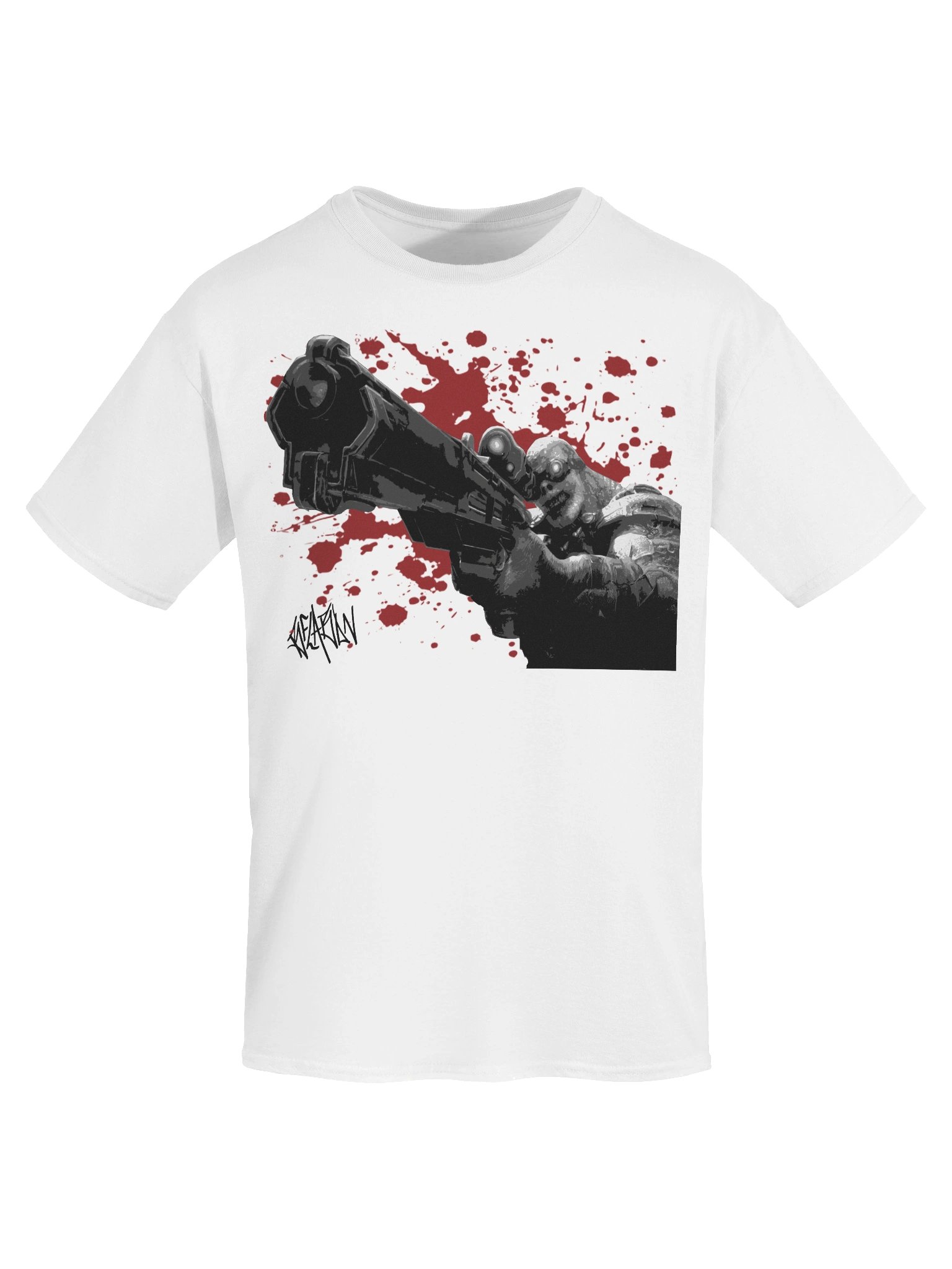 Sniper painting tee (White) product image (7)