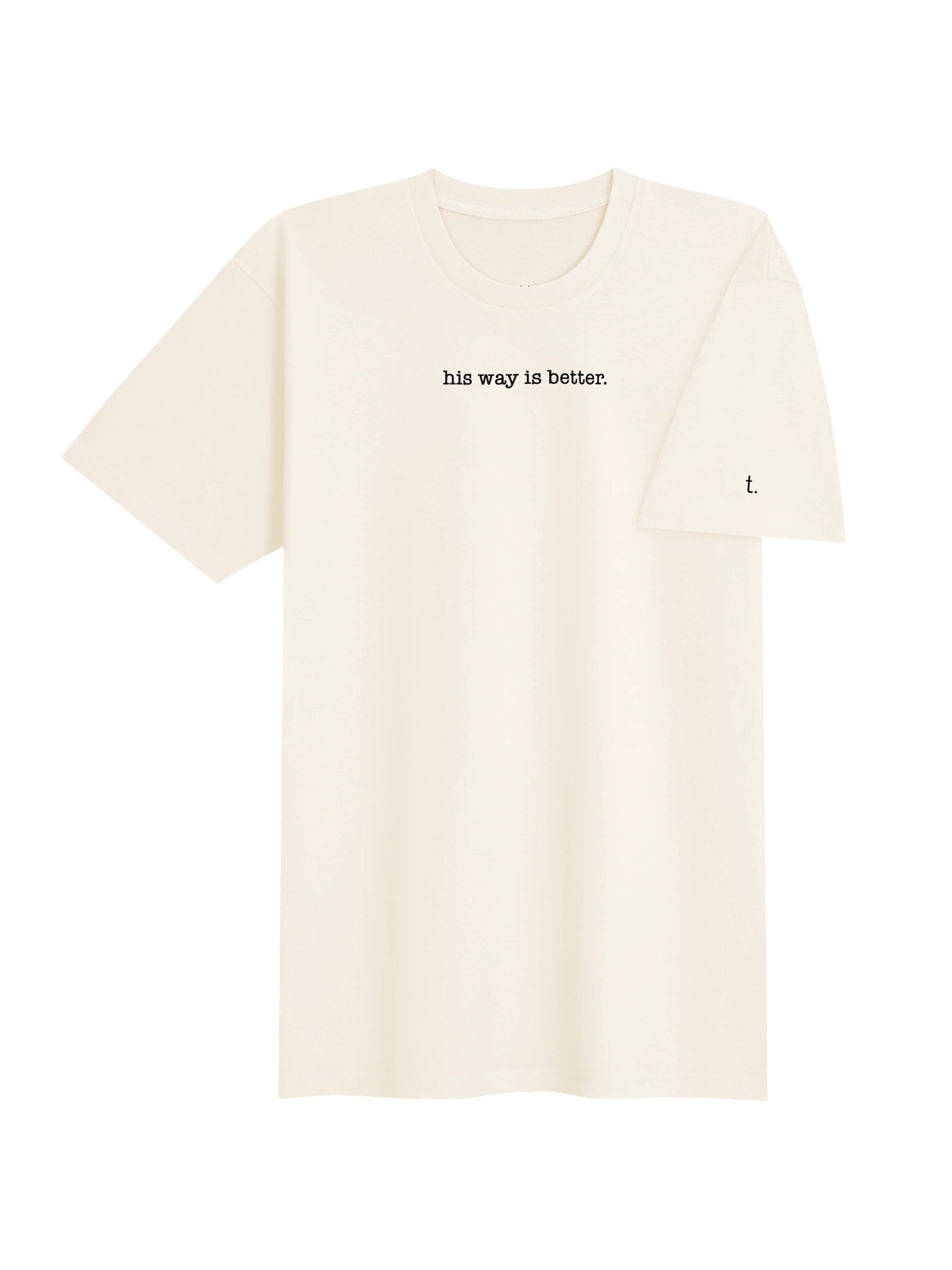 T-Shirt His way is better - Black product image (5)