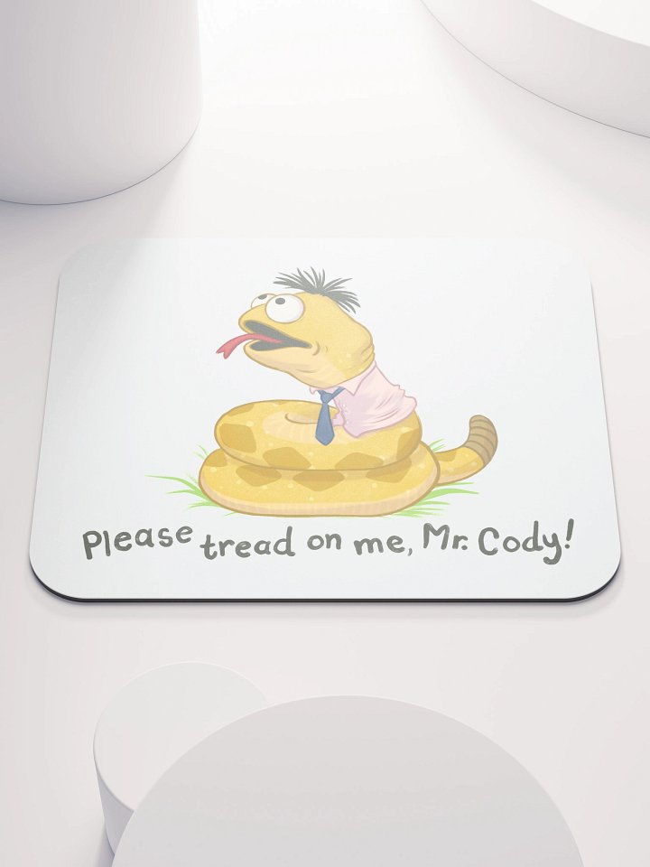 Warmbo "Please Tread On Me" Mousepad product image (1)
