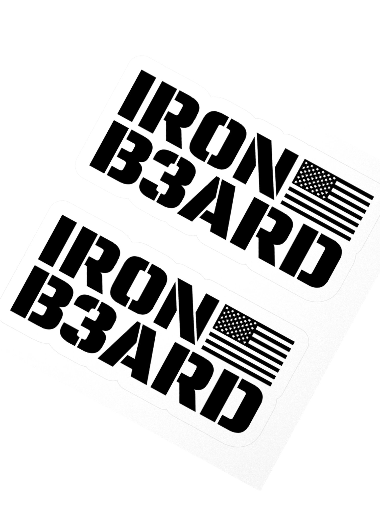 IR0N B3ARD Stickers Black product image (5)