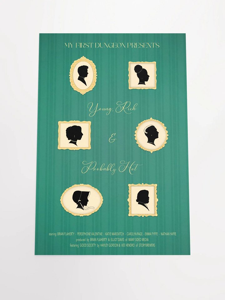 Young, Rich & Probably Hot - Good Society Poster product image (1)