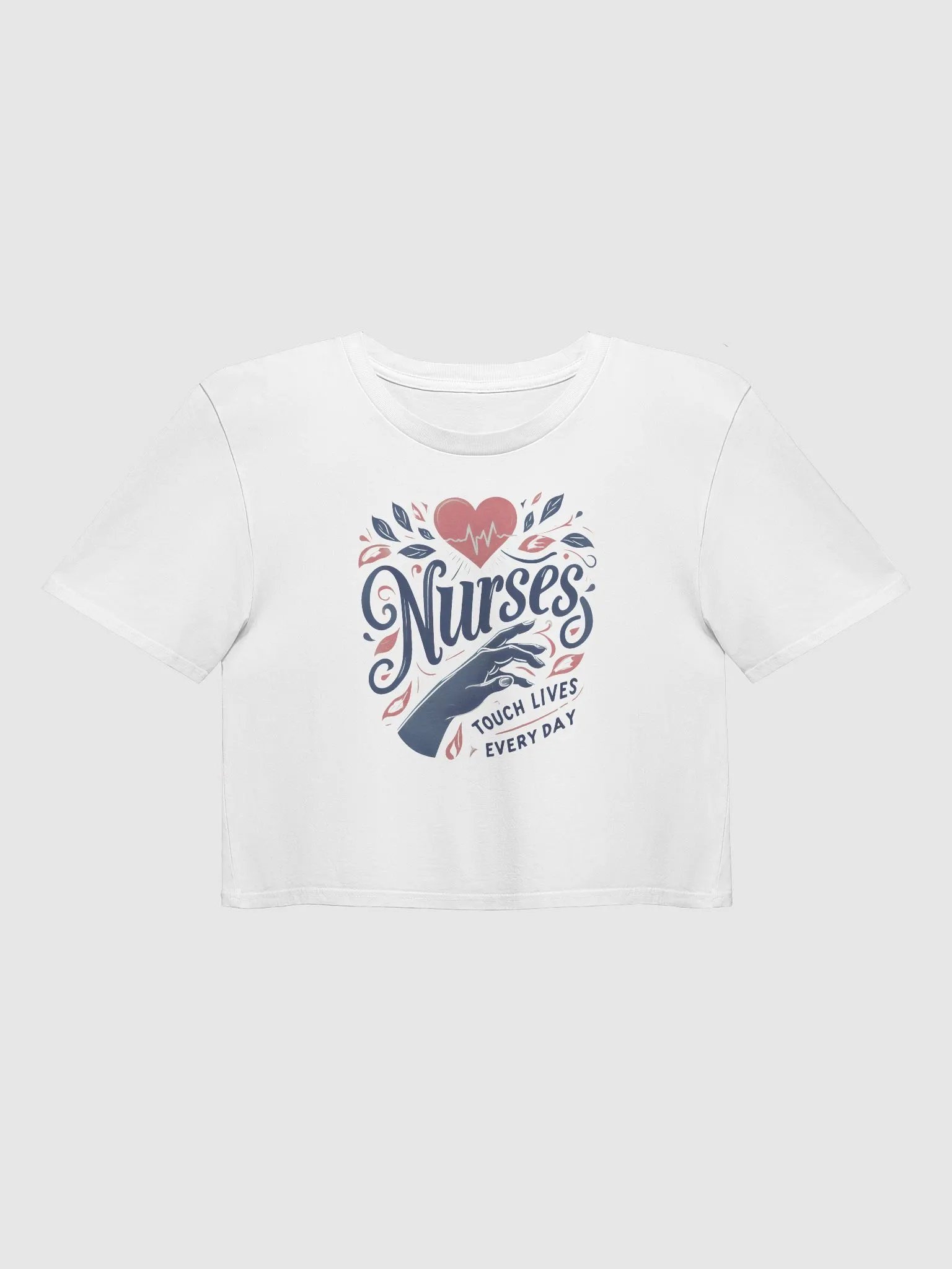 Nurses Touch Lives Crop Top product image (3)