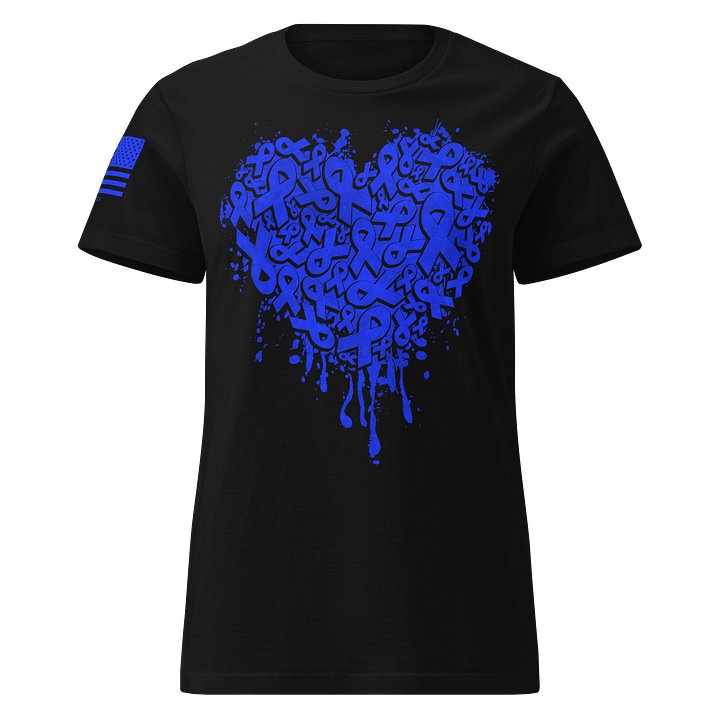 Colon Cancer Awareness: HEART Women's Fit product image (1)