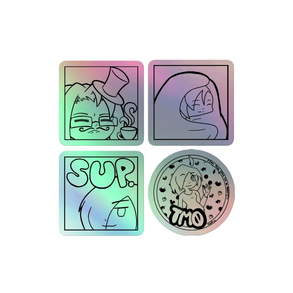 Channel Holo Sticker Set (4-ct) product image (1)