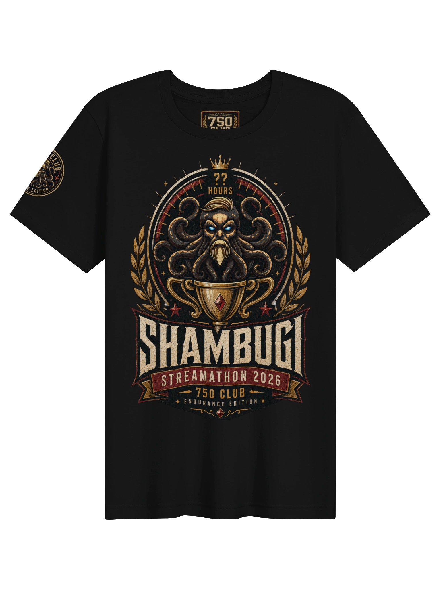 750 Club Tee: Shambugi Birthday Streamathon 2026 product image (1)