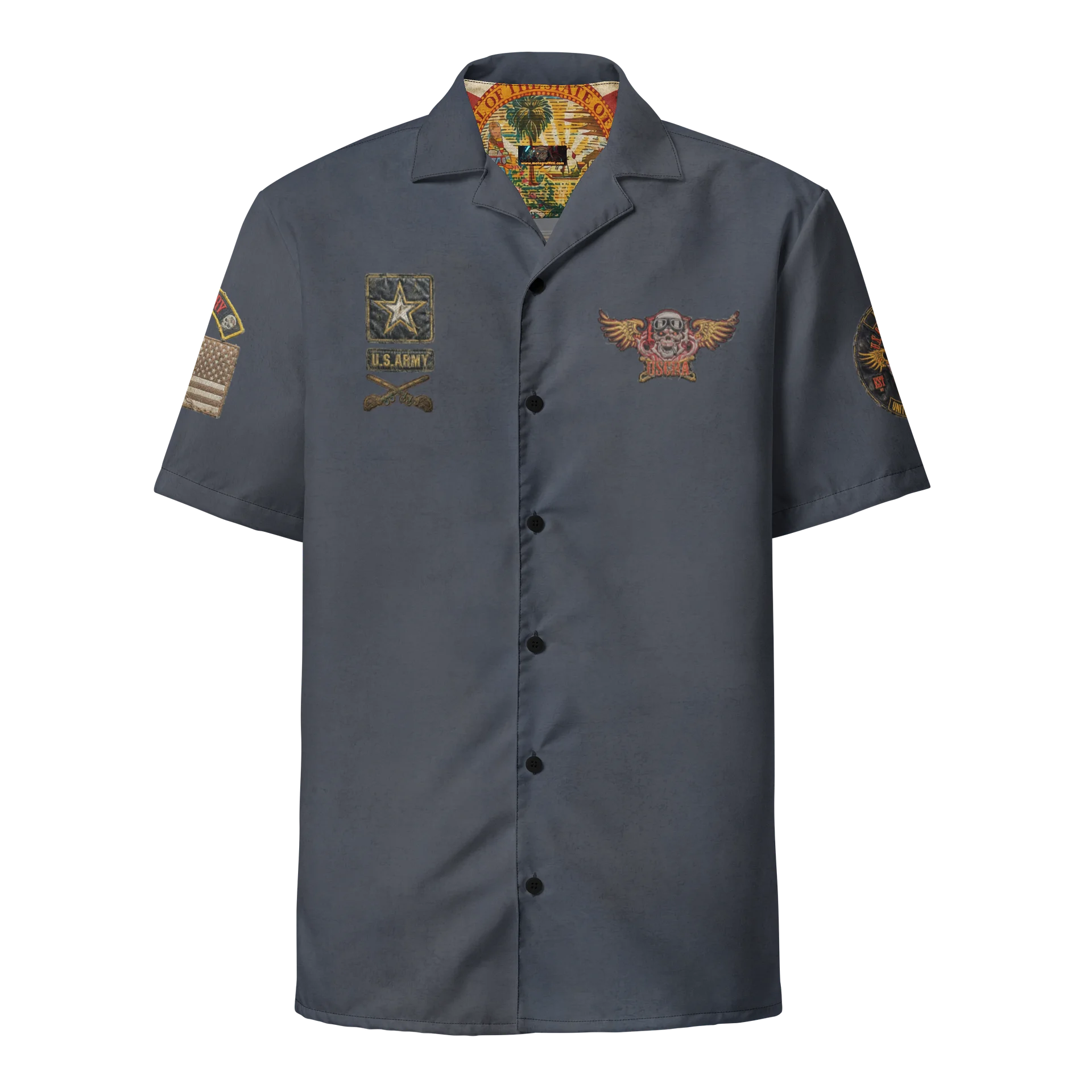 Distressed USCRA Official Club Shirt Black product image (1)