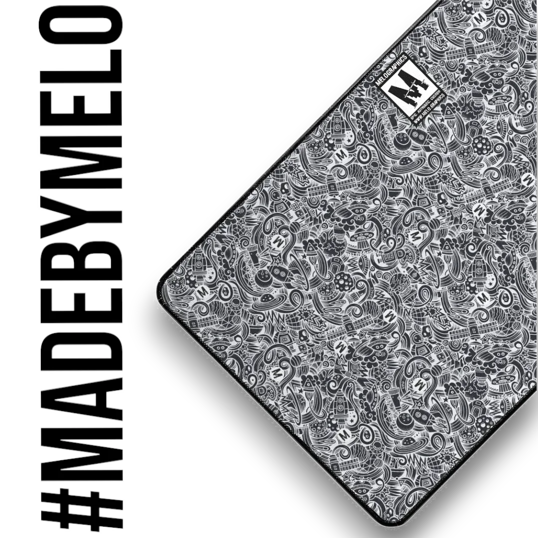 Dark Space Scribble - Desk Mat | #MadeByMELO product image (2)