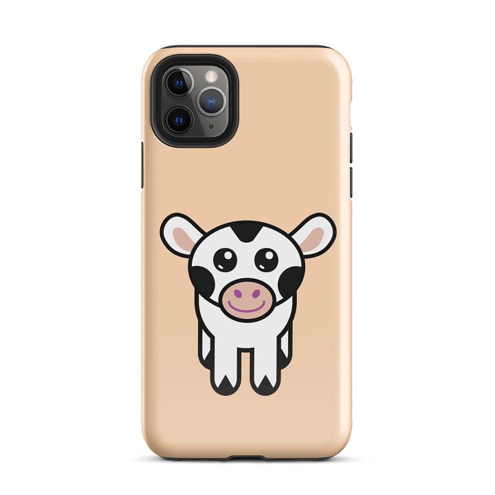 Calfee the Friendly Cow iPhone case - light orange product image (51)