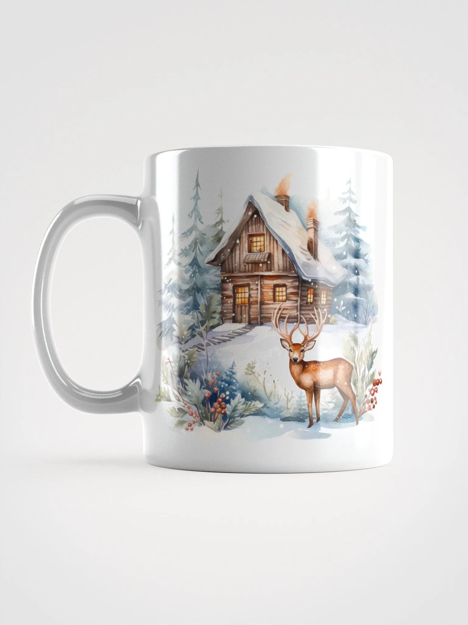 Deer Winter Wonderland Mug product image (6)
