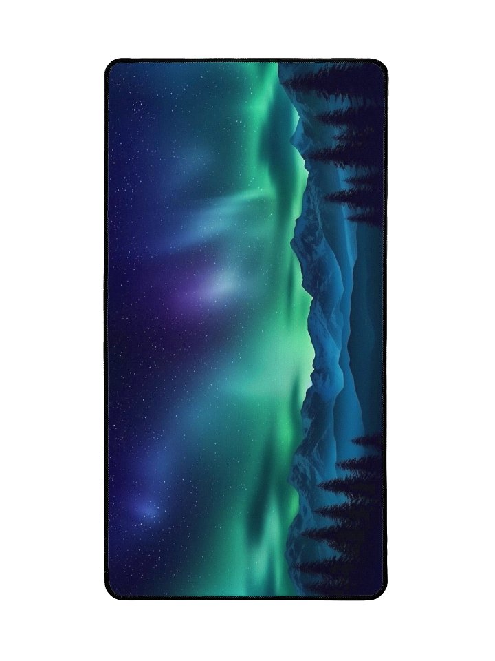 Northern Lights Aurora Borealis Desk Mat by Treasure Pie product image (2)
