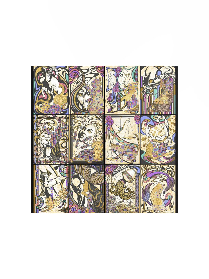 Zodiac Kitties - Full Series 4x3 Square product image (2)