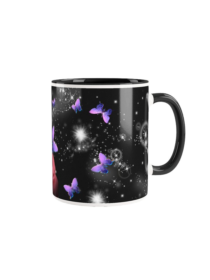 Moon Mermaid Starry Night Mug (Colored Inside, Right Handed) product image (1)