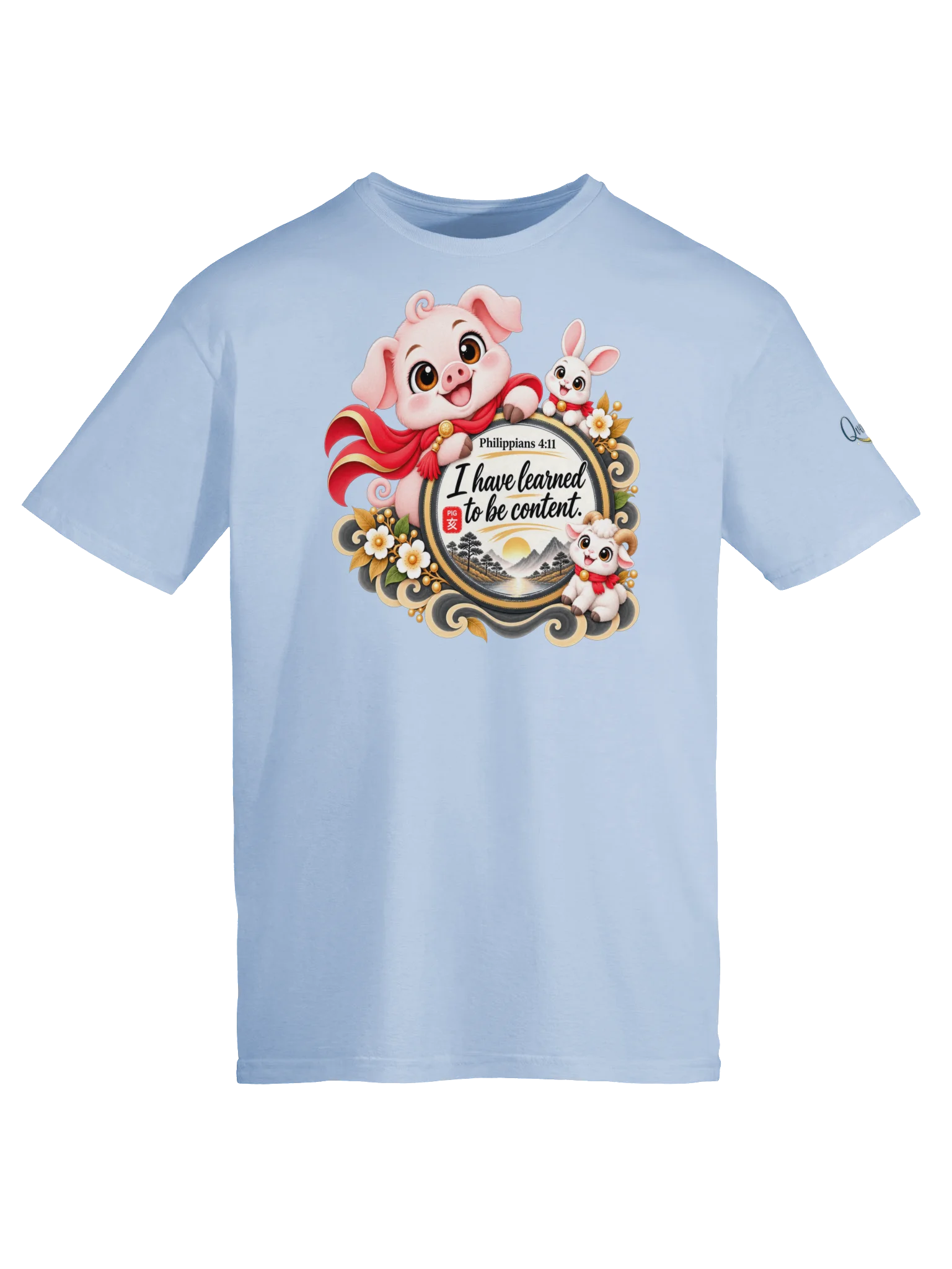 🐷Year of the Pig | Chinese Zodiac Trio Unisex T-Shirt product image (135)
