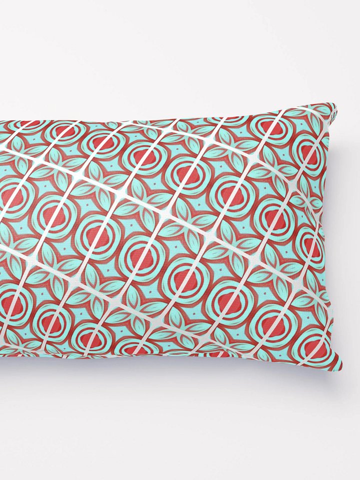 Blue & Red Diagonal Pillow product image (2)