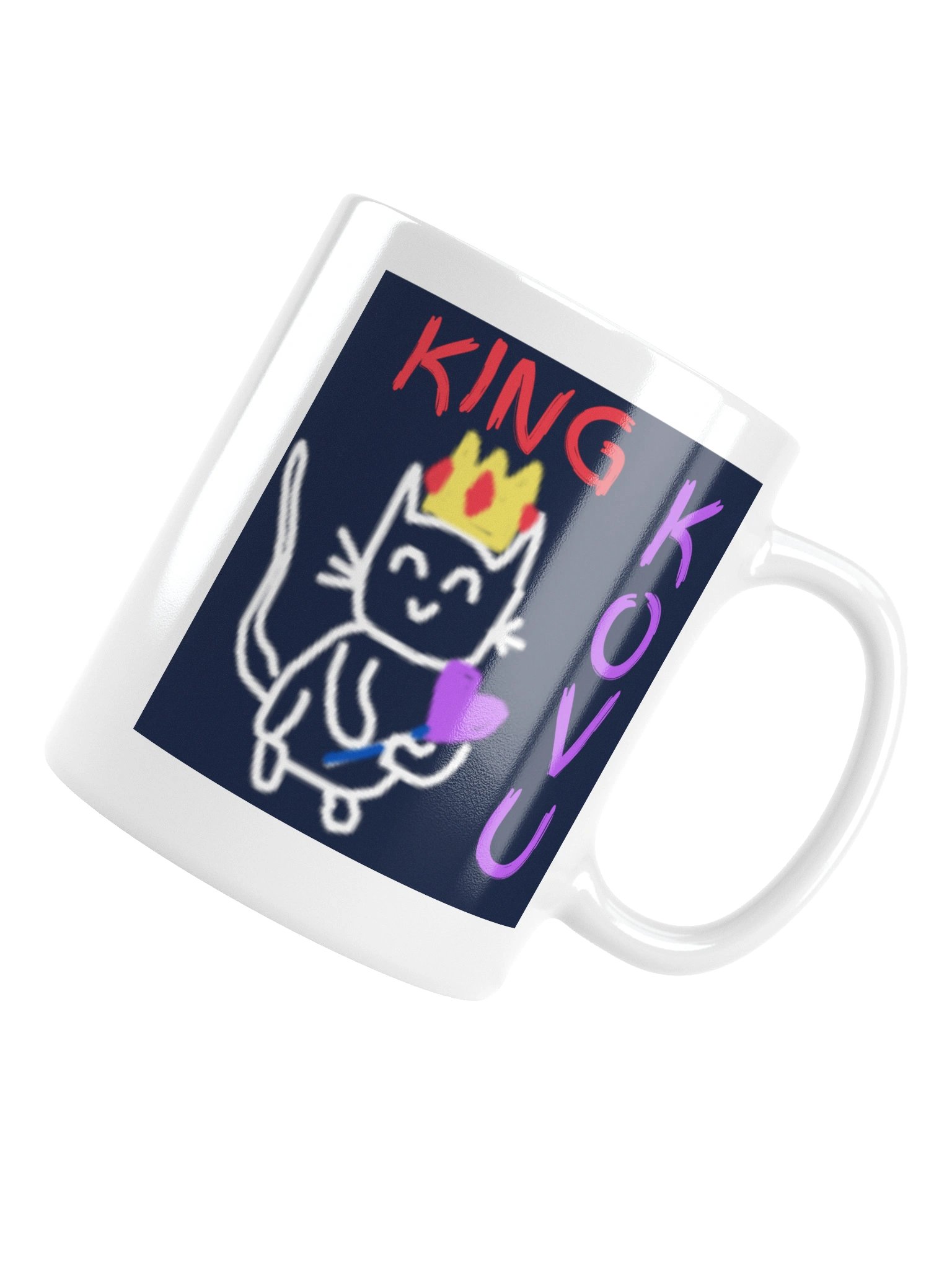 freaking cute cup with the king on it product image (17)