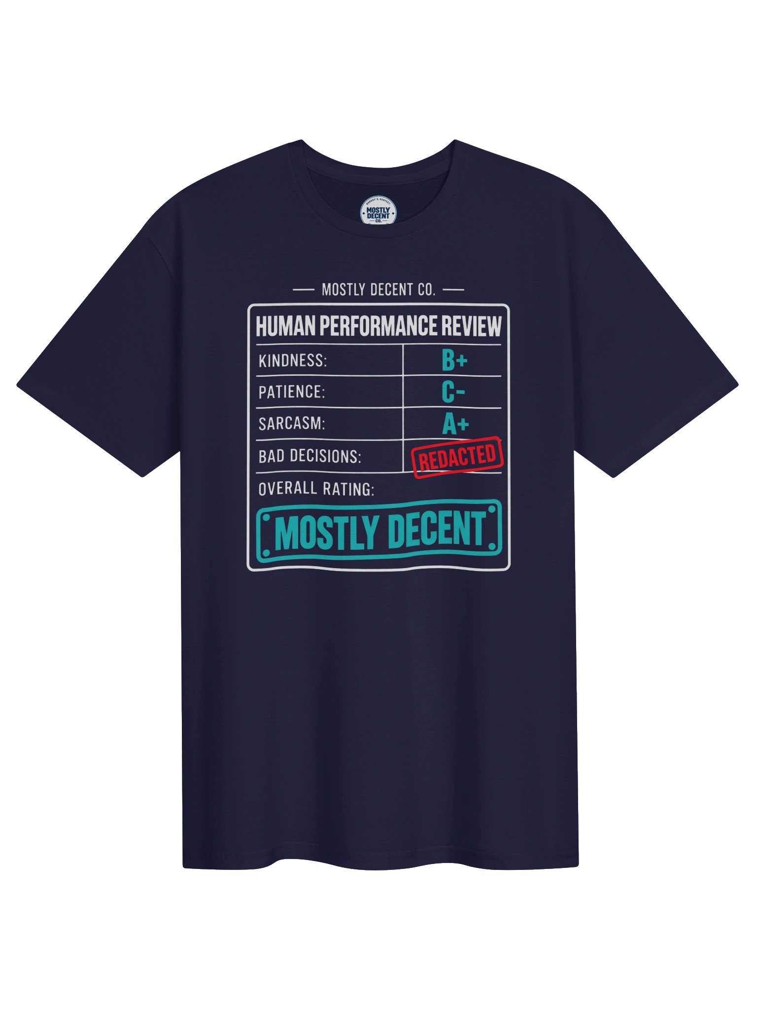 Human Performance Review T-Shirt (Dark Mode) product image (1)