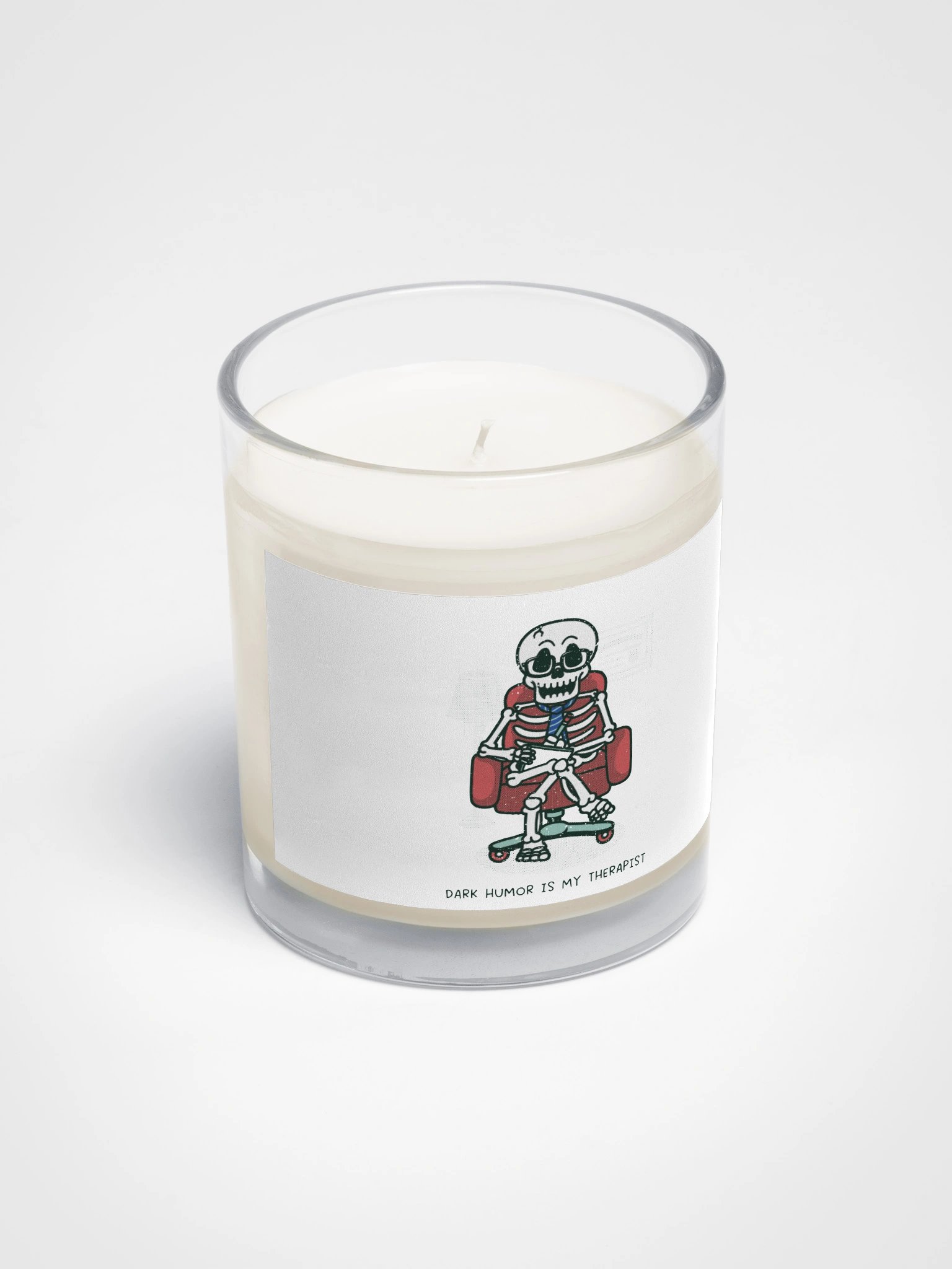 Dark Humor Is My Therapy Candle product image (2)
