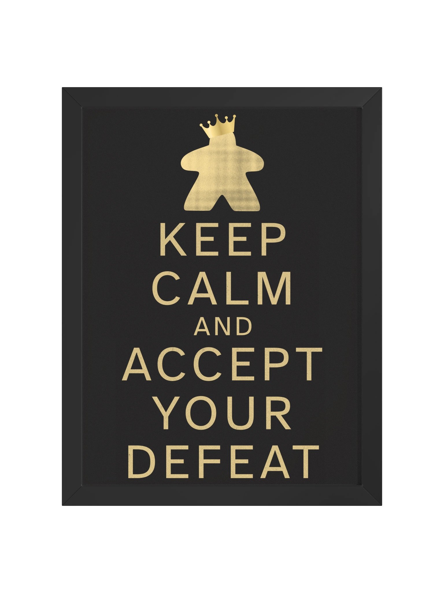 Keep Calm Board Game Room Poster - FRAMED product image (1)