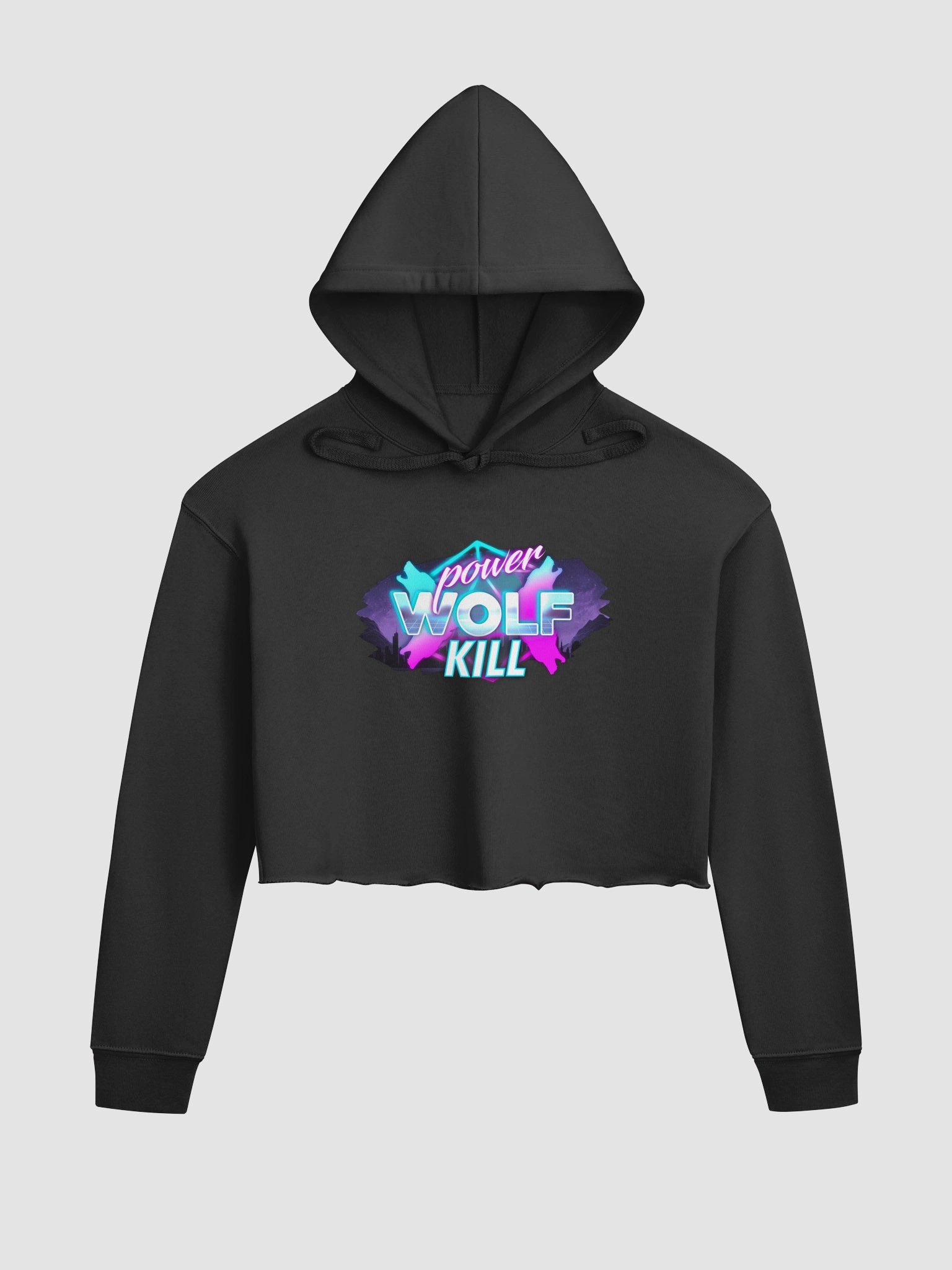 Power Wolf Kill Crop Hoodie product image (1)