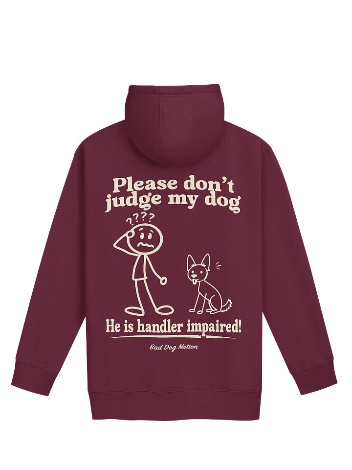 Handler impaired (male dog) - Premium Adult Unisex Hoodie product image (1)