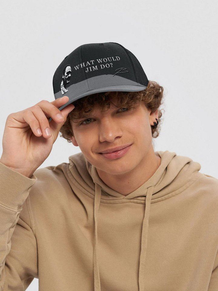 What Would Jim Do Trucker Hat product image (2)