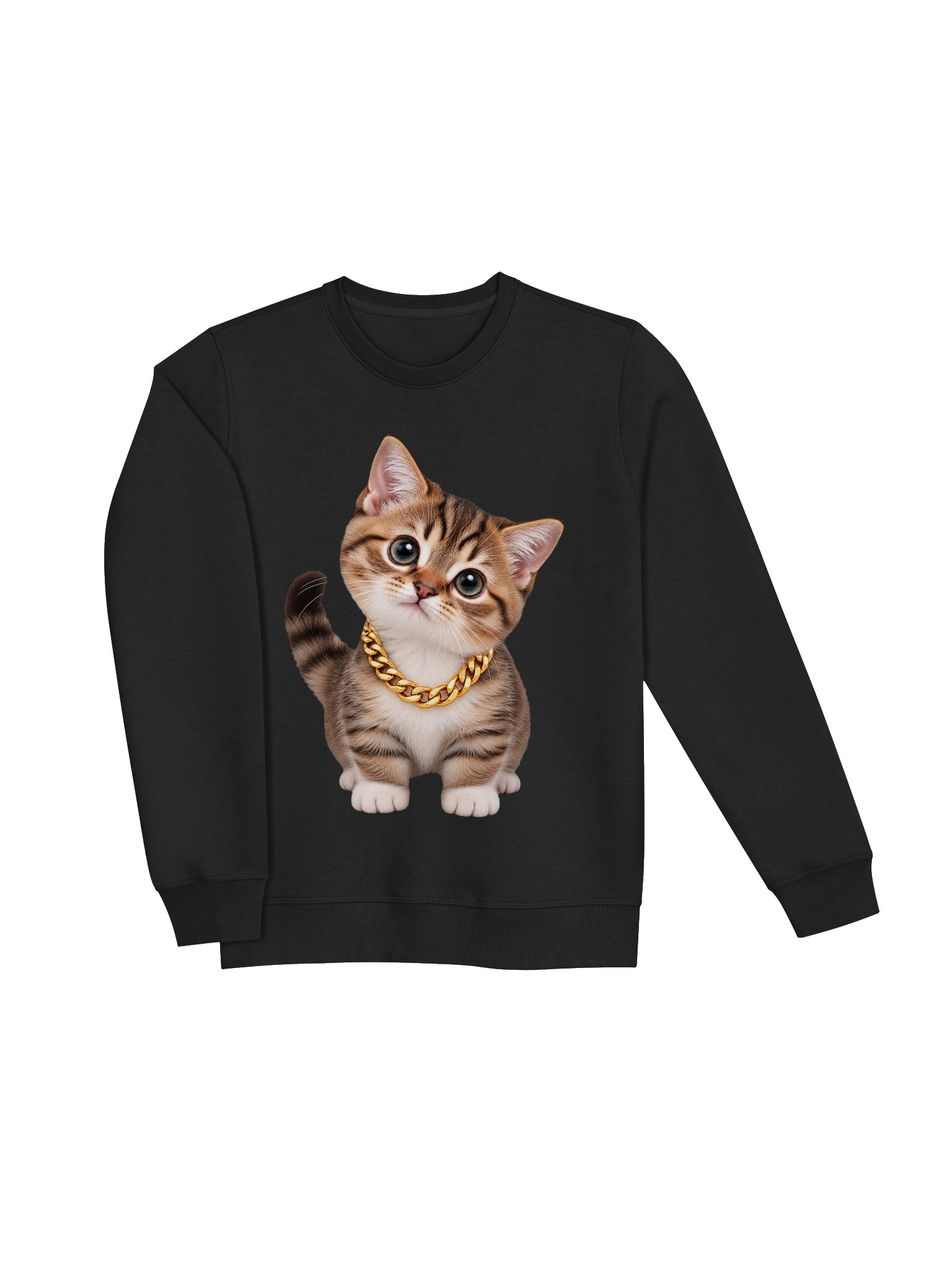 Hip Hop Munchkin Kitten – Organic Unisex Sweatshirt product image (14)