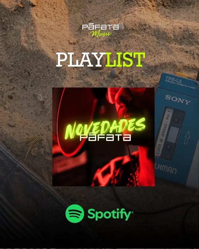 ¿Ya escuchaste nuestra playlist Novedades Páfata? Descubre los últimos lanzamientos de nuestros artistas y déjate acompañar por la mejor música.  ¡Dale al play y síguela en Spotify!