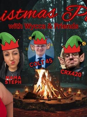 🎄 CHRISTMAS PARTY STREAM TONIGHT! 🎁 LIVE Gift Exchange with: 🎅 Wycca 🎅 Mama Steph 🎅 Colt45 🎅 CRX 🎅 Mr. Bigs We drew names and we're opening our gifts LIVE on stream! Who got who? What did we get? Find out tonight! 📺 [TIME] - Link in bio #WyccaLive #ChristmasParty #GiftExchange #LiveStream #RumbleStream #Christmas #HolidayStream #SecretSanta #MamaSteph #RumbleLive #ChristmasSpecial #LiveNow