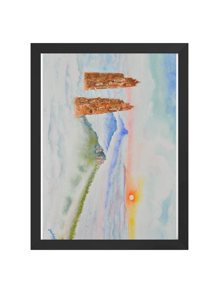 Misty Sunrise Over The Mountain Peaks product image (1)