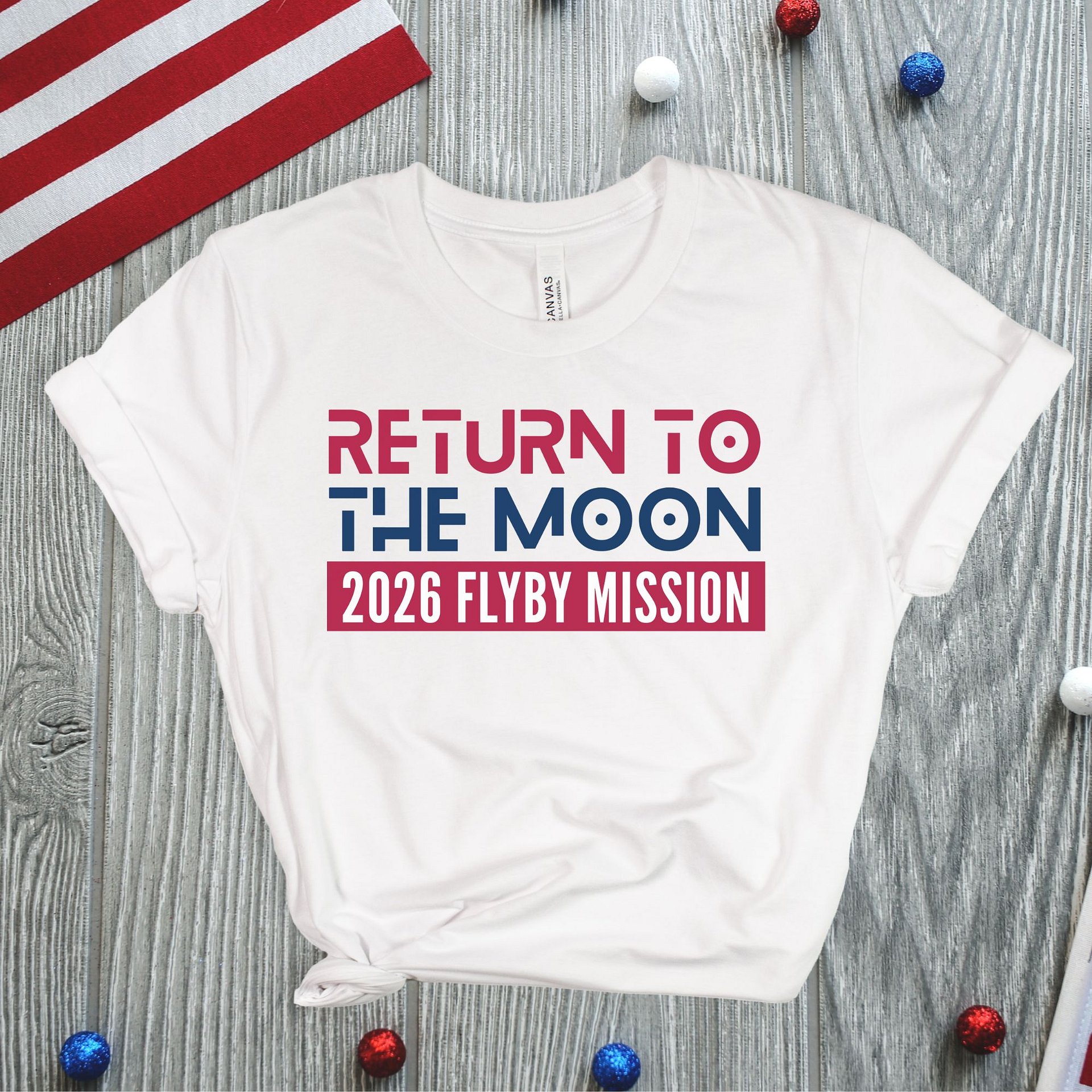 Mission to the Moon T-Shirt April 1 2026, USA Astronaut Graphic Tee, Space Lover Shirt Unisex product image (9)