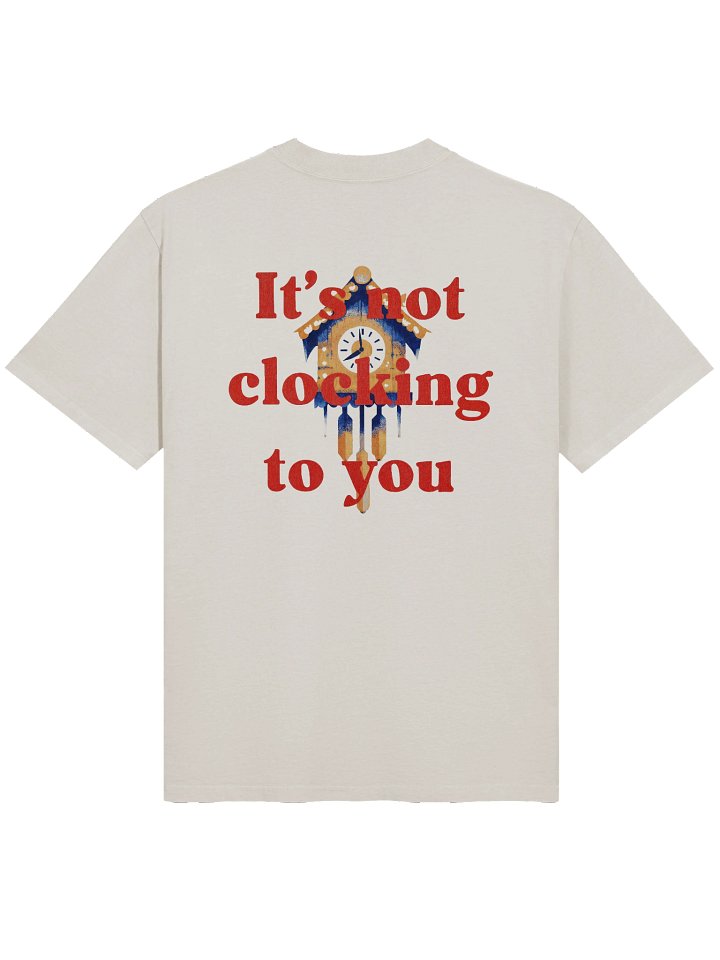 Not Clocking Tee (Sand) product image (1)