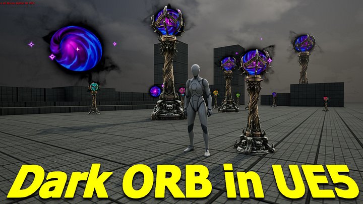 Dark ORB in Unreal Engine 5 Niagara product image (1)