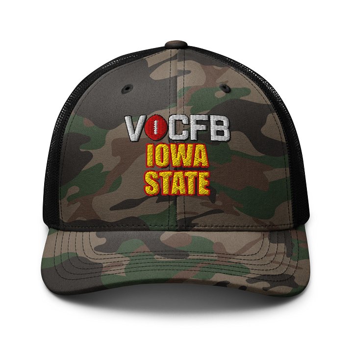 Iowa State VOCFB Camo Trucker Hat product image (1)