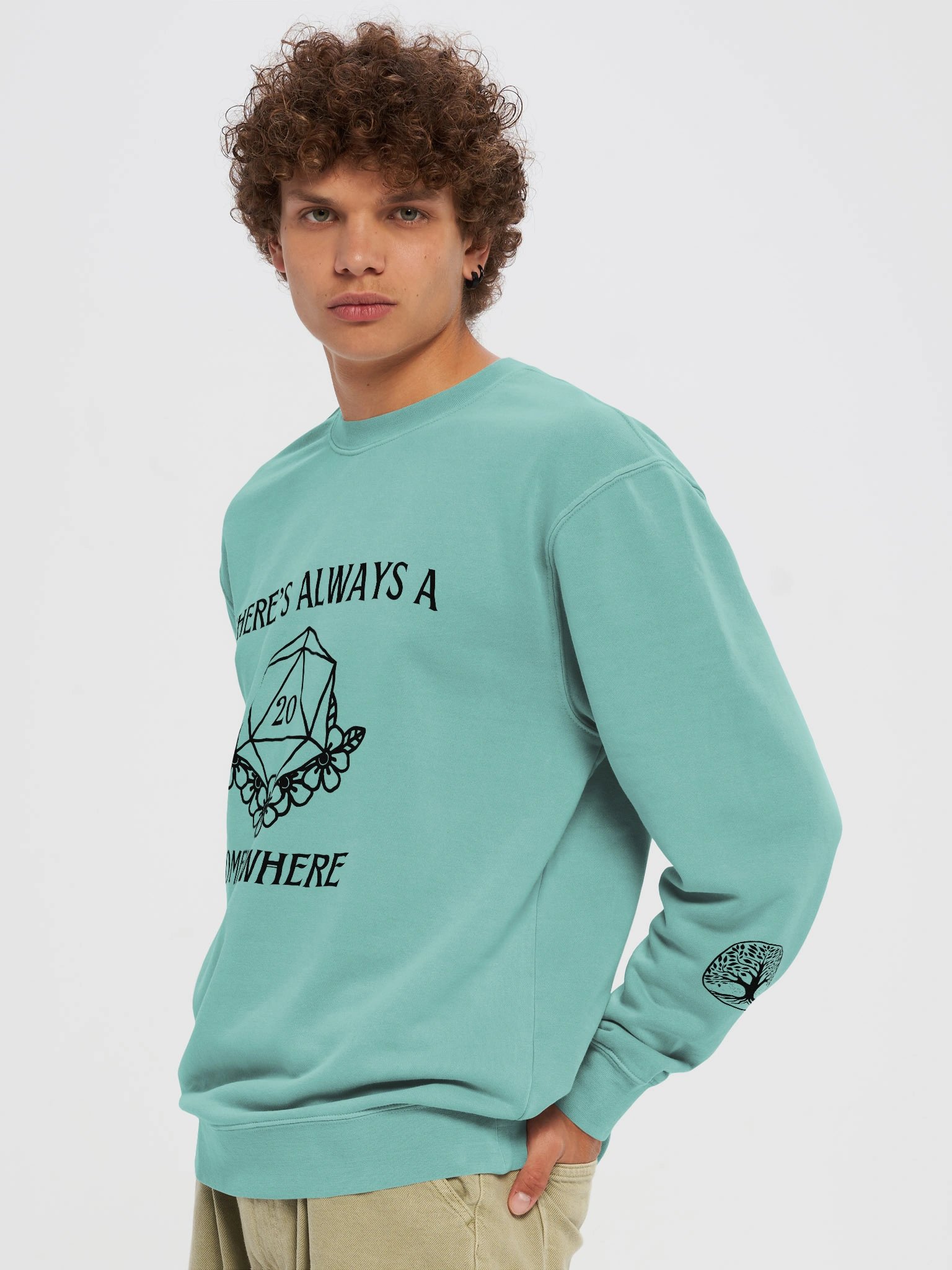 "There's Always a Nat 20" Sweatshirt product image (5)