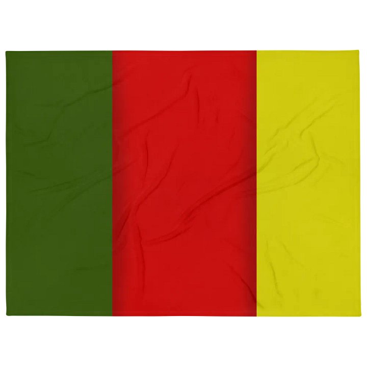 Greed Red Yellow Pattern Throw Blanket product image (1)