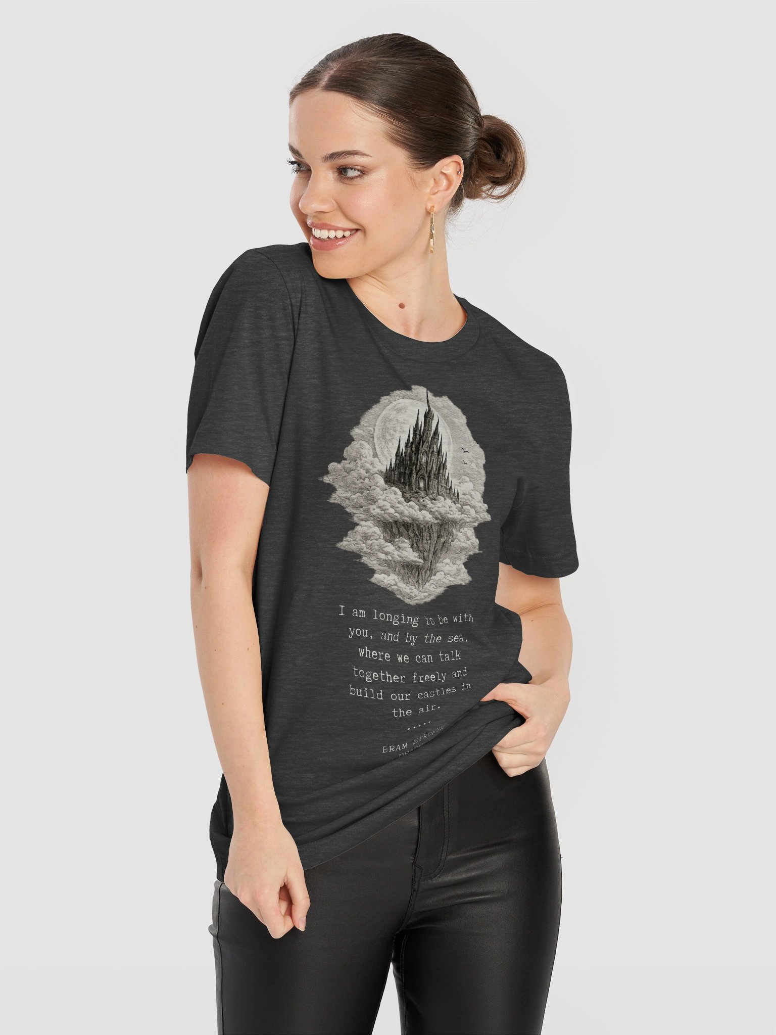 Dracula Quote Shirt, Bram Stoker Literary Tee, Gothic Castle Classic Horror Graphic product image (12)