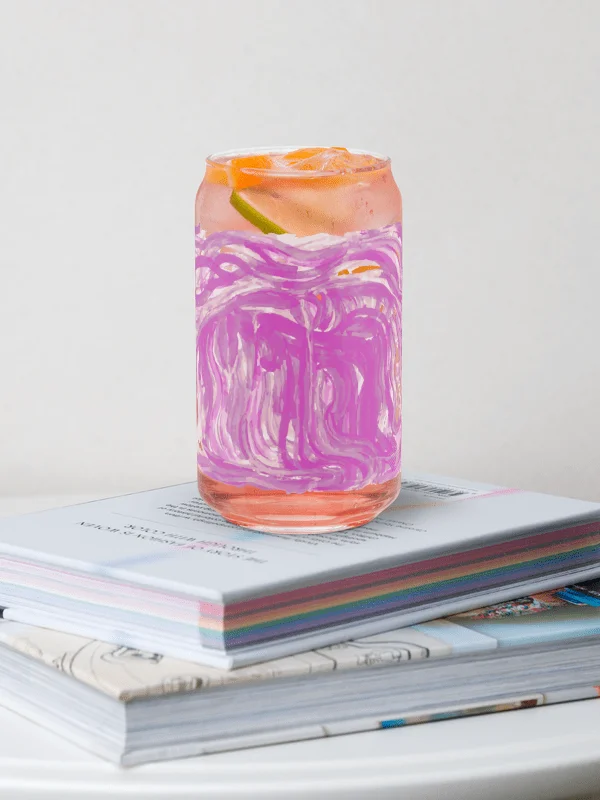 PHOENIX TEARS HIBISCUS GLASS CUP product image (4)