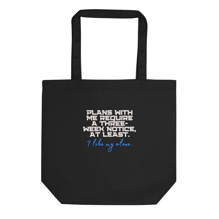 3-Week Notice Haiku Organic Tote product image (1)