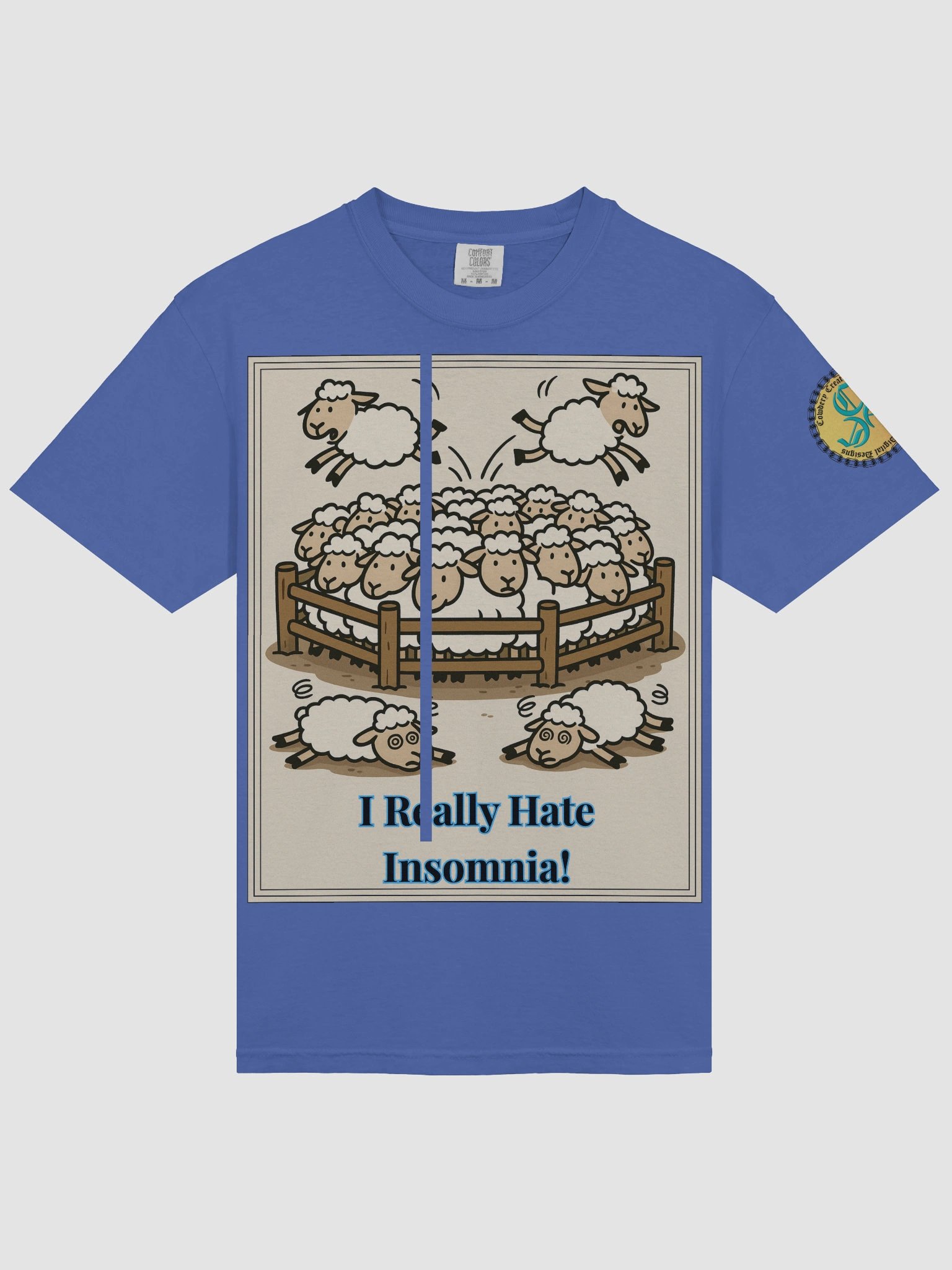 I Really Hate Insomnia (Both) Comfort Colors Garment-Dyed Heavyweight T-Shirt Colors (2) product image (33)