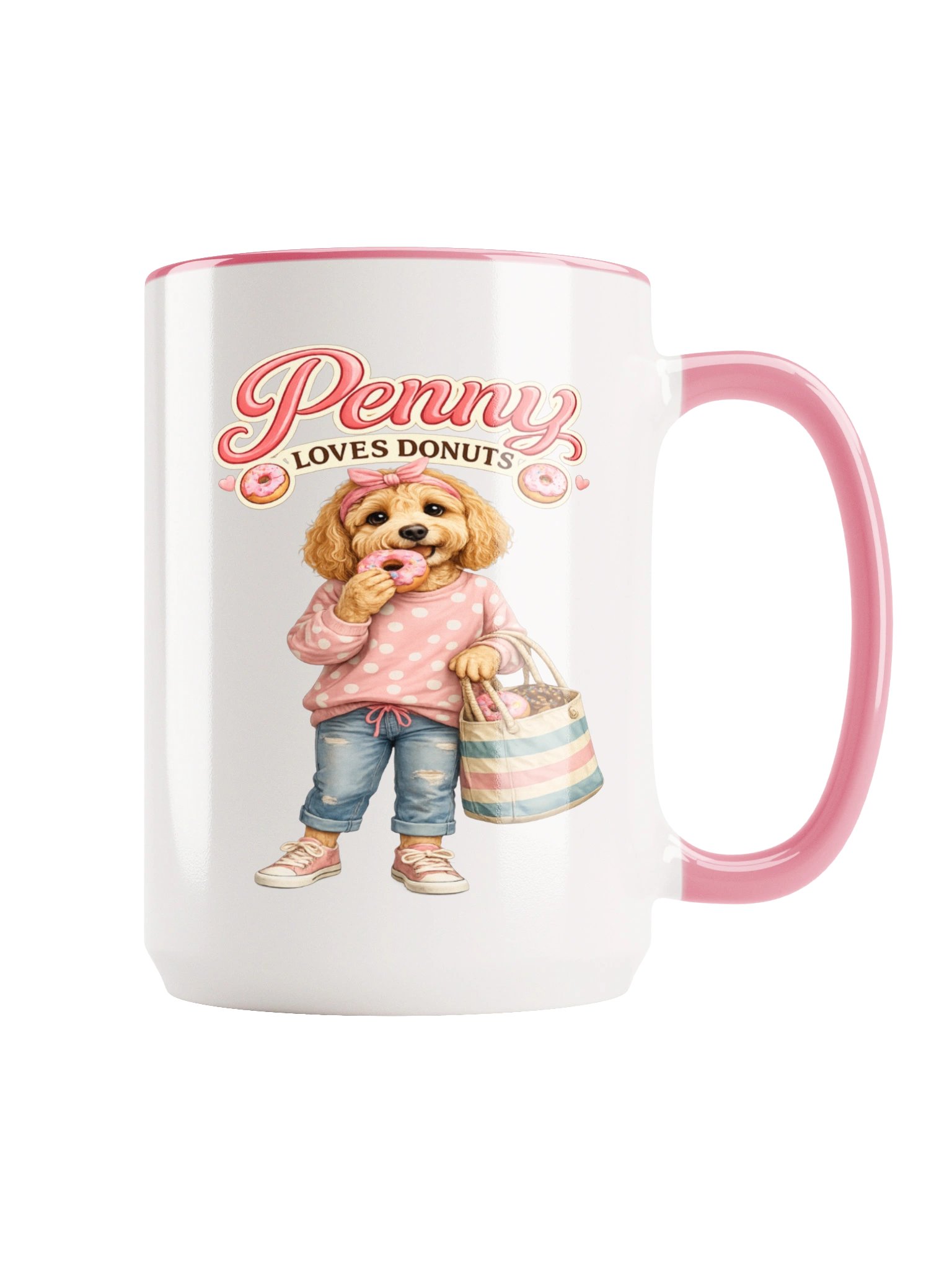 Penny Loves Donuts Paw Print Mug product image (1)