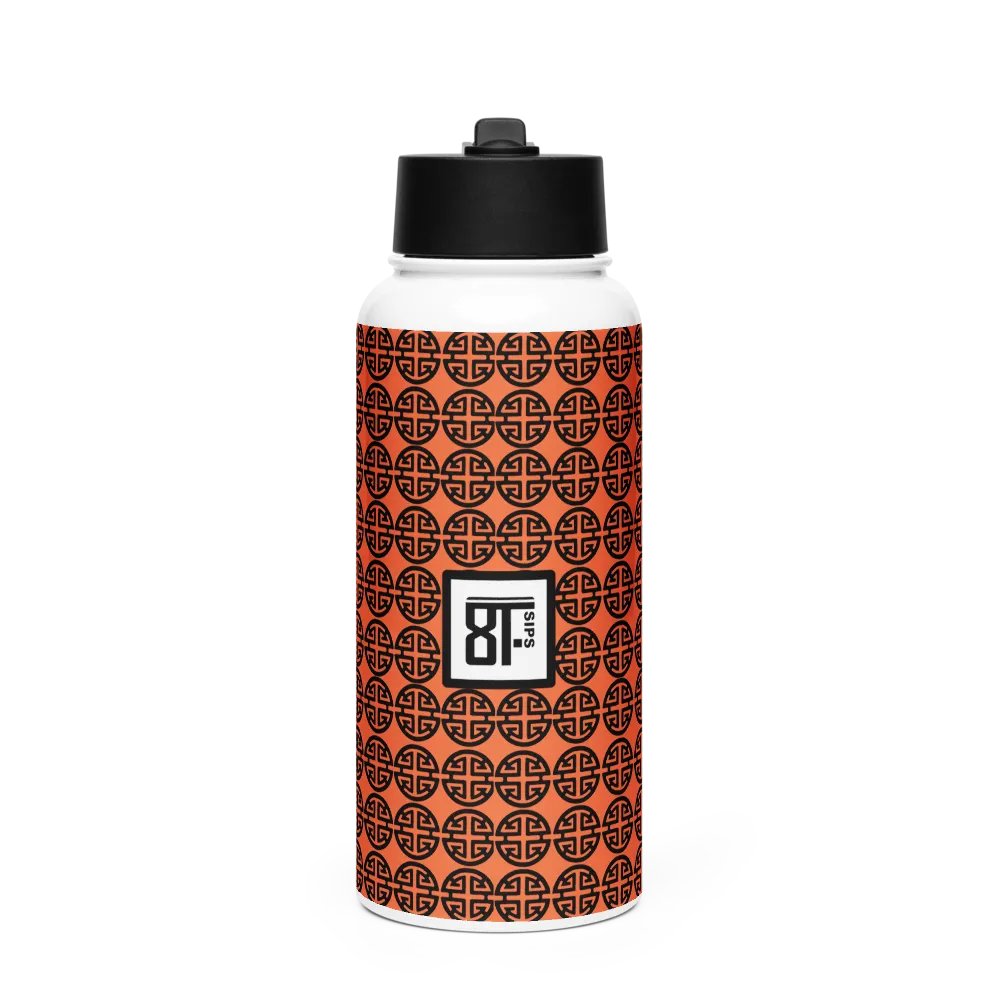 8T Sips Prosperity Stainless Steel Water Bottle product image (1)