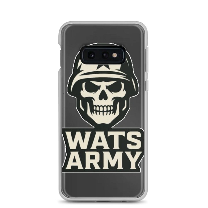 Wats Army Clear Samsung Case product image (3)